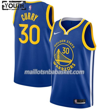 Maillot Enfant Golden State Warriors Stephen Curry 30 2019-20 Nike Icon Edition Swingman